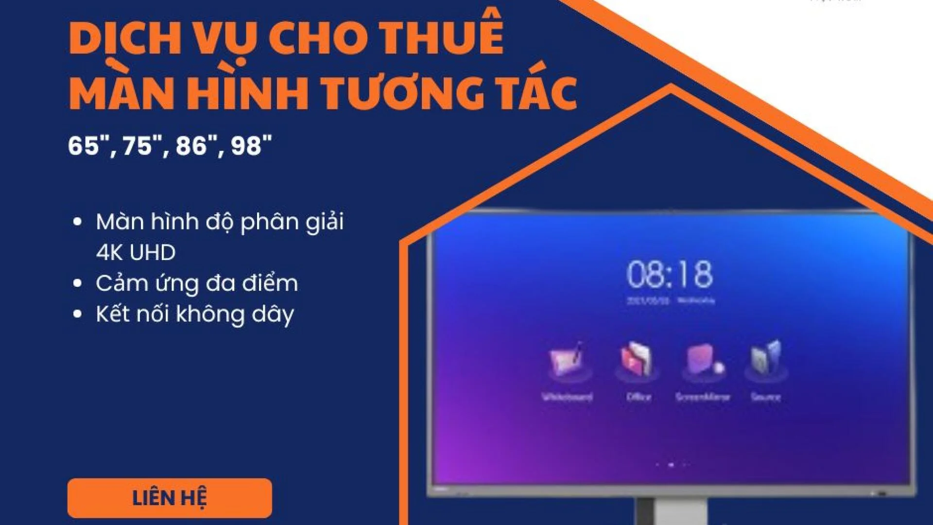 DỊCH VỤ THUÊ MÀN HÌNH TƯƠNG TÁC CHUYÊN NGHIỆP